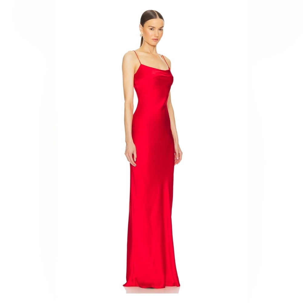 Lovers + Friends Mischa Gown in Bright Red
